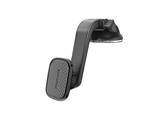 Promate MagMount-XL Magnetic Car Phone Holder Premium 360-Degree Rotatable Dashboard with Anti-Slip Grip